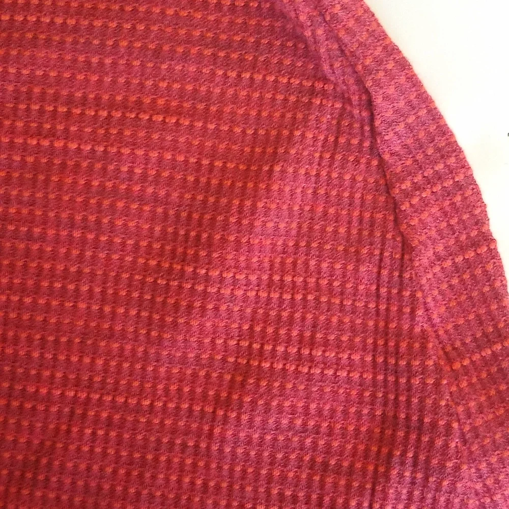 NEW Free People Storyteller oversized split back‎ thermal pink XS